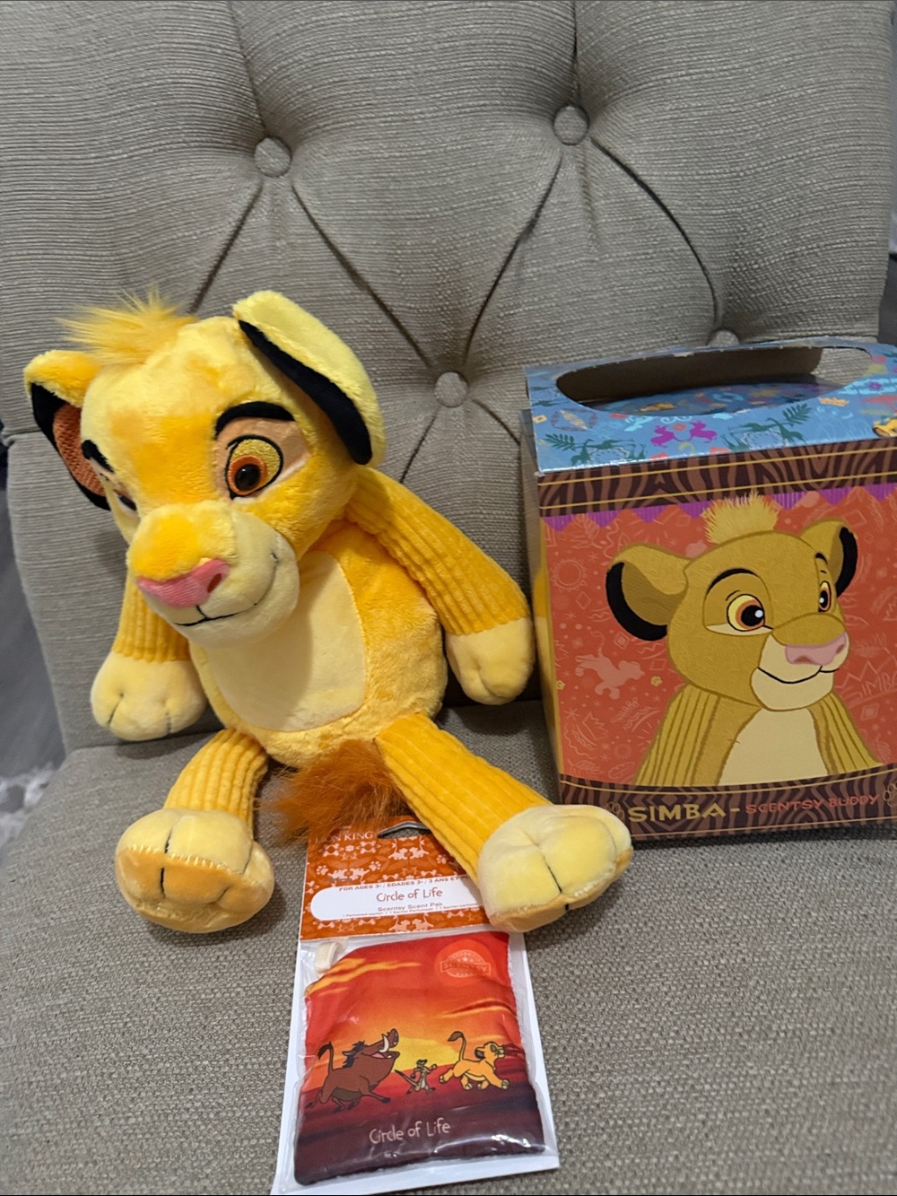 Simba Lion King Scentsy Buddy Stuffed Animal
Toy
